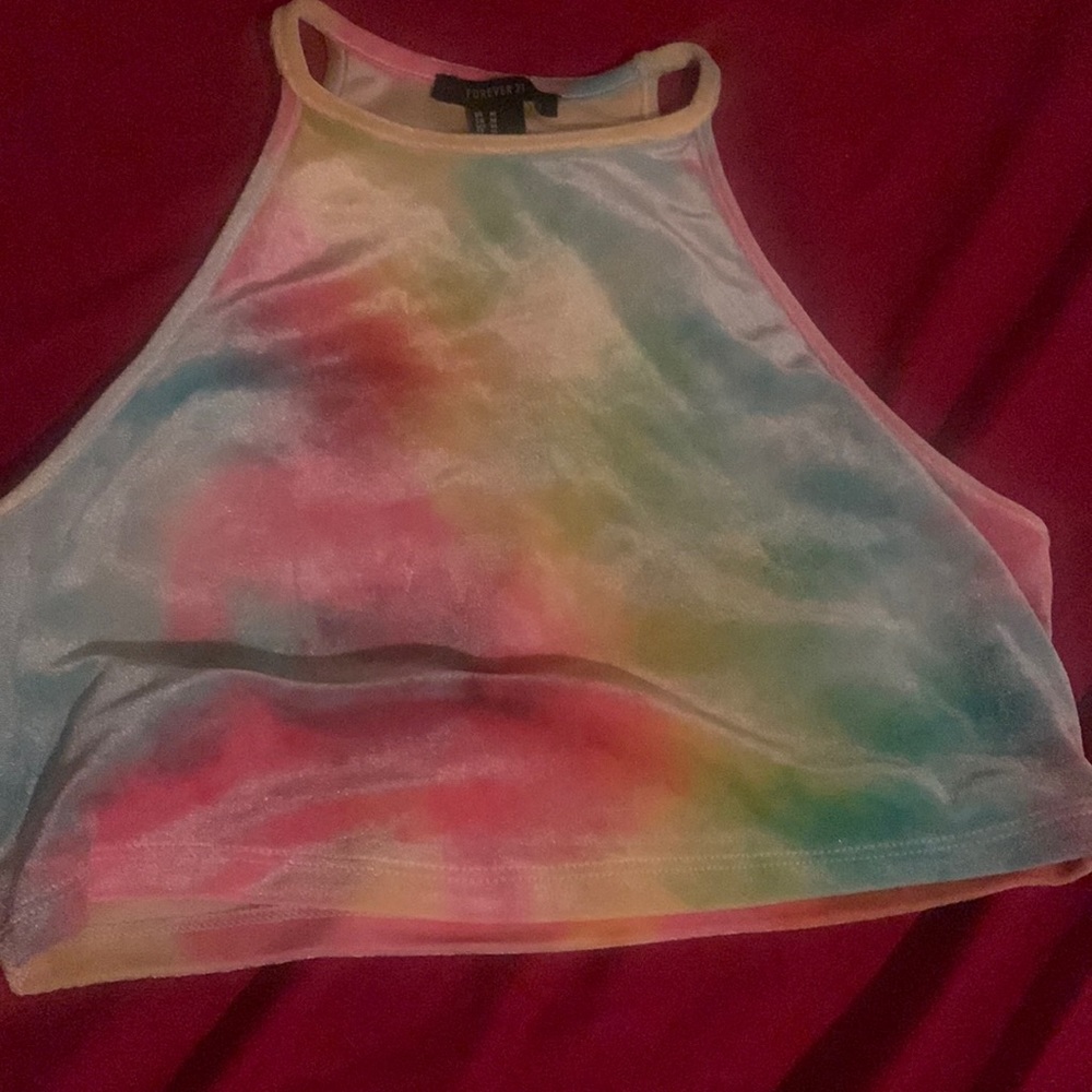 Vintage Tie dye Crop top